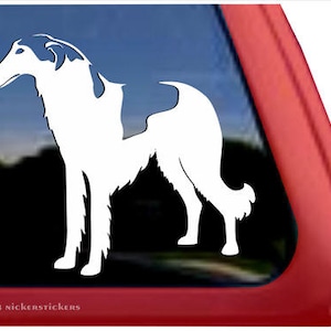 Borzoi | DC831PL | High Quality Adhesive Vinyl Window Decal Sticker