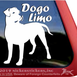 Dogo Limo | DC217CAR | Hoge kwaliteit zelfklevende vinyl raamsticker