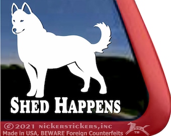 Shed Happens. | DC186SP2 | High Quality Adhesive Vinyl Window Decal Sticker