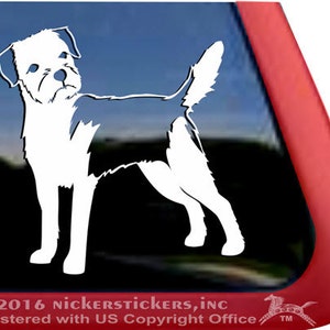 Border Terrier | DC1049PL | High Quality Adhesive Vinyl Window Decal Sticker