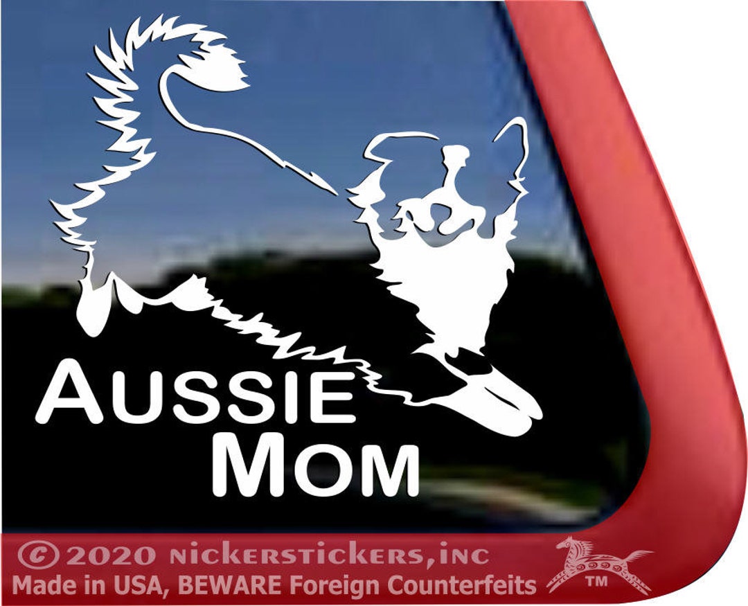 Aussie Mom | DC642MOM | High Quality Adhesive Vinyl Long Tail ...