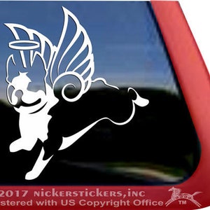 Boston Terrier Memorial Decal | DC1131PL | High Quality Adhesive Vinyl Window Decal Sticker