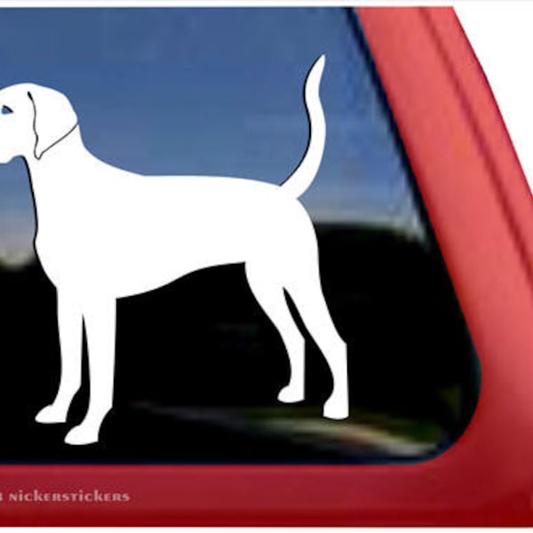 Cute Plott Hound Decal | DC245PL | High Quality Adhesive Vinyl Window Decal Sticker