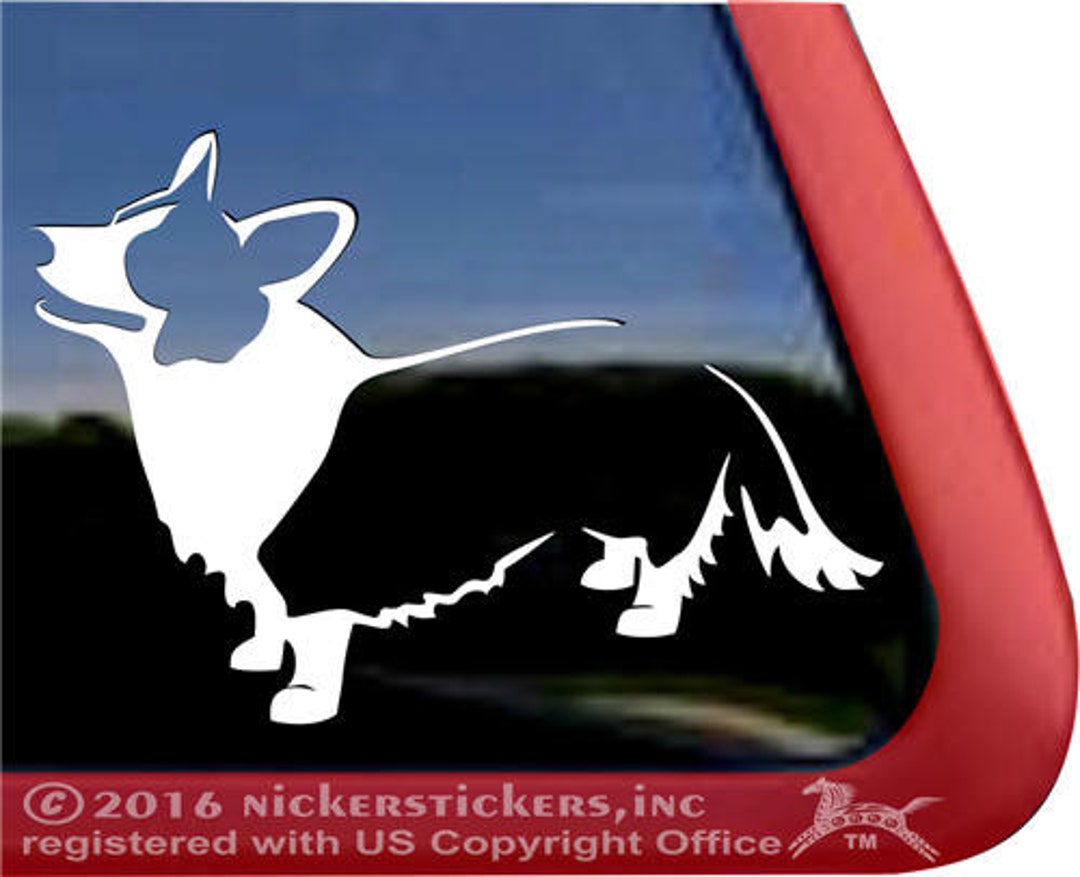 Danger Farting Pembroke Welsh Corgi Sticker Decal - Self Adhesive Vinyl - Weatherproof - Made In Usa Dog Canine Pet Gas Fart Farts Flatulence Wales - Foto 7