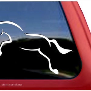 Jumping Horse | DC241PL | High Quality Adhesive Vinyl Window Decal Sticker