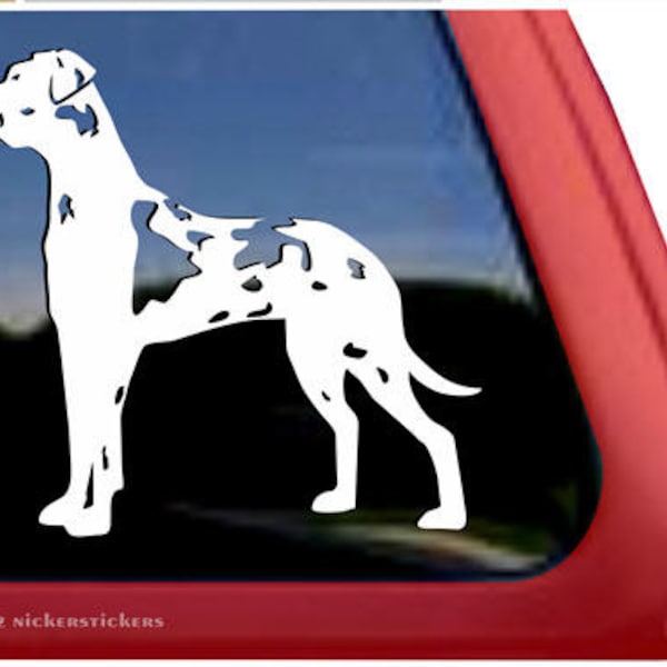 Naklejka Harlequin Great Dane | DC928PL | Wysokiej jakości naklejka na okno z winylu samoprzylepnego