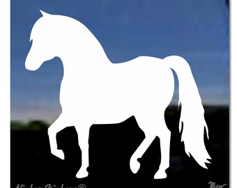 Benutzerdefinierte Pony Miniaturpferd Aufkleber | Text hinzufügen, Größe und Farbe wählen | Hochwertiger selbstklebender Vinyl Fenster-Auto-Laptop-Abziehbild-Aufkleber