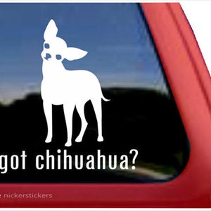 Got Chihuahua? | DC332GOT | Hochwertige Klebefolie Fensteraufkleber