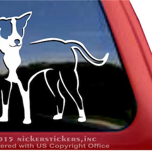 Cute McNab Shepherd Longtail Decal | DC859PL | High Quality Adhesive Vinyl Window Decal Sticker