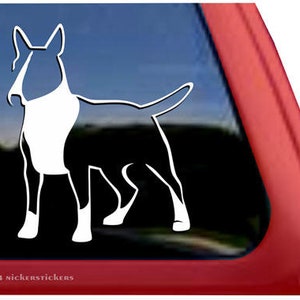 BULL TERRIER Vinyl Sticker - English Bully Dog Puppy Gladiator - Die Cut  Decal - Minglewood Trading