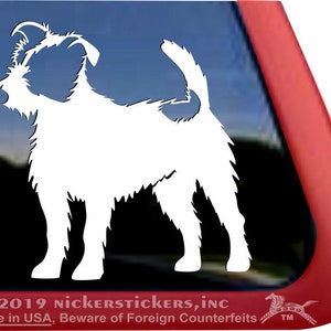 Cute Jack Russell Decal | DC288PL | High Quality Adhesive Vinyl Window Decal Sticker