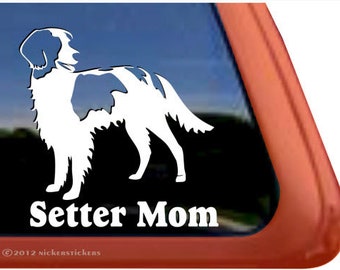 Setter Mom | DC782MOM | NickerStickers® Quality Adhesive Vinyl Window Decal Sticker
