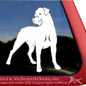 Cane Corso | DC1044PL | High Quality Adhesive Vinyl Italian Mastiff Window Decal Sticker