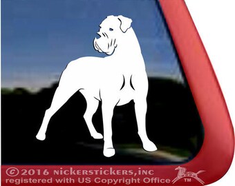 Cane Corso | DC1044PL | NickerStickers® Quality Adhesive Vinyl Italian Mastiff Window Decal Sticker