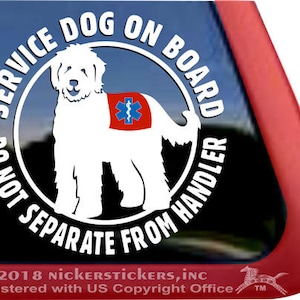 Active Dogs Service Dog Vinyl Decals & Clear Working K9 Stickers