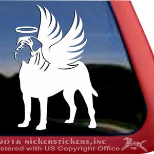 Cute English Mastiff Memorial Decal | DC1085PL | High Quality Adhesive Vinyl Window Decal Sticker