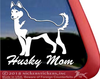 husky car decal