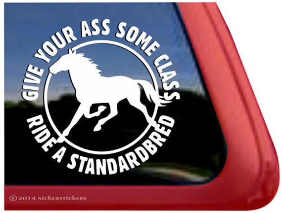 Decal Sticker Appaloosa Horse Put you ass on some class