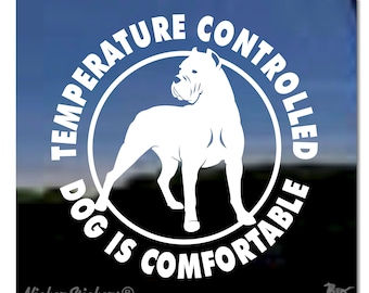 Cane Corso Guard Dog | NickerStickers® Quality Adhesive Vinyl Italian Mastiff Window Decal Sticker