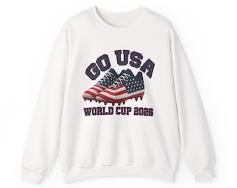 Go USA Soccer Sweatshirt, USA Soccer 2026, American Soccer Team, America 2026, Us versus the world, International Soccer 2026, Summer Soccer