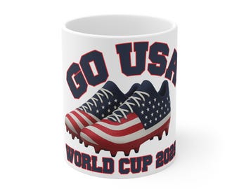 Copa Mundial 2026, Somos EE. UU., Estados Unidos 2026, Fútbol estadounidense, Copa Mundial de EE. UU., Selección de fútbol estadounidense, ¡Vamos Estados Unidos!, Taza de café "Somos EE. UU."