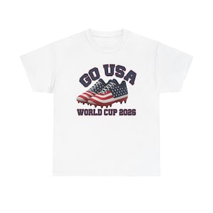 USA World Cup 2026 T-Shirt, Go America Soccer Tee
