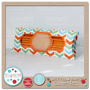 Fancy Pillow Box 2 Cutting Files - Instant Download