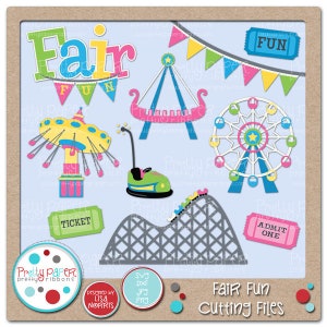 Fair Fun Cutting Files & Clip Art - Instant Download