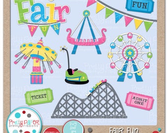 Fair Fun Cutting Files & Clip Art - Instant Download