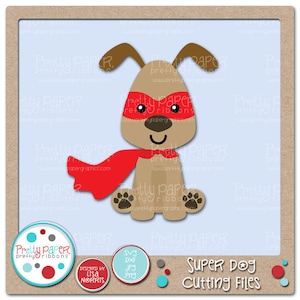 Super Hund Schneiden Dateien und ClipArt - Instant Download