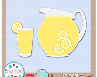 Lemonade Cutting Files & Clip Art - Instant Download