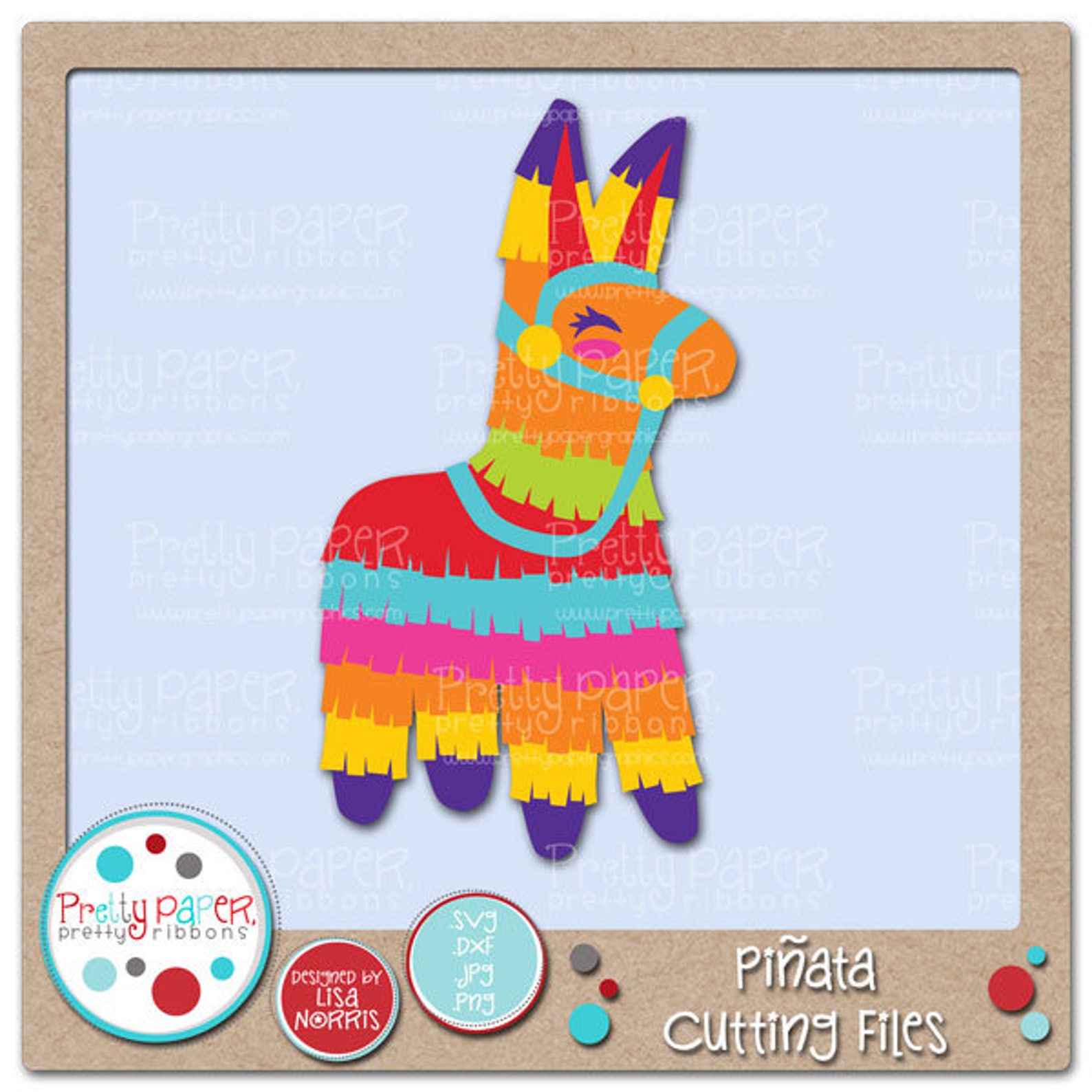 Pinata Cutting Files & Clip Art - Instant Download - Etsy