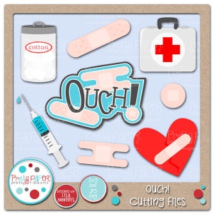 Ai cortando arquivos e clipart - download instantâneo