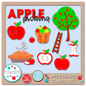 Apple Picking file di taglio & Clipart - Download immediato
