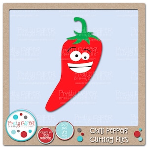 Chili Pepper Cutting Files & Clip Art - Instant Download