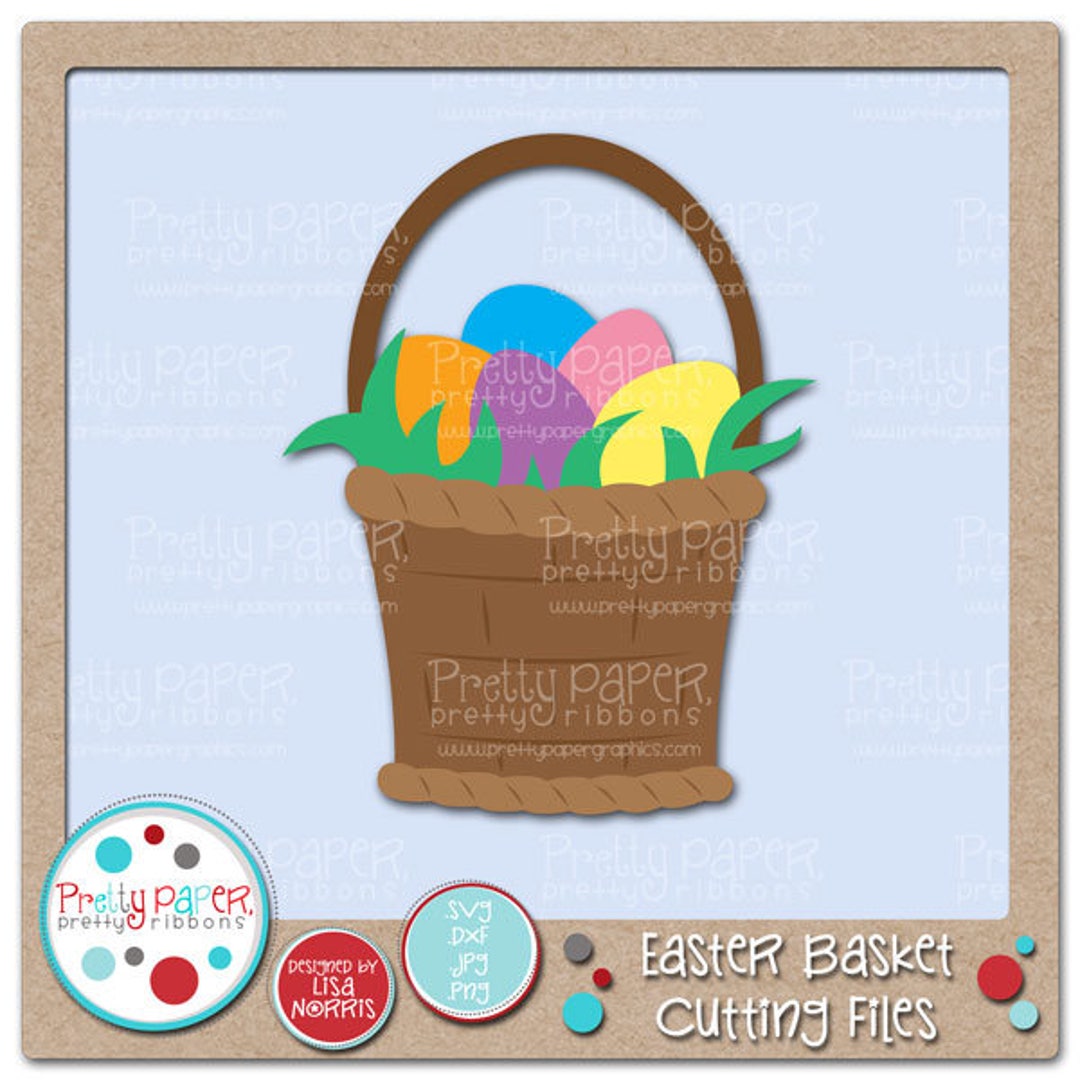 Easter Basket Cutting Files & Clip Art - Instant Download - Etsy