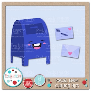 Post Box-Cutting-Dateien & ClipArt - sofort-Download