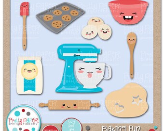Hornear Archivos de Corte Divertidos & Clip Art - Descarga Instantánea