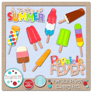 Eis am Stiel Fieber schneiden Dateien & ClipArt - sofort-Download