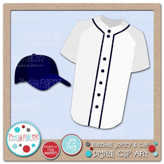 Download Baseball Jersey And Cap Cutting Files And Clip Art Instant Etsy