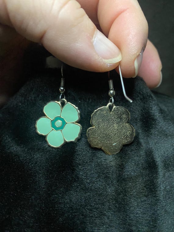 Dangle Flower Earrings - image 2