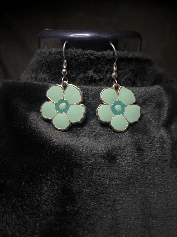 Dangle Flower Earrings - image 1