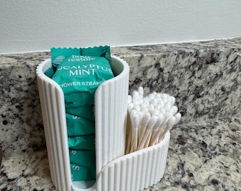 Modern Cotton Swab & Pad Holder