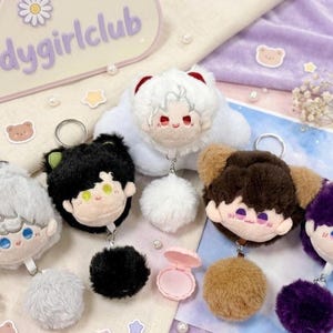 ReN LIFE SAVER グッズ 7点 まとめ売り Love and Deepspace LADS Fan-made Plush Keychains | Caleb | Zayne
