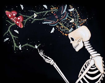 Skeleton Mind - Art Print