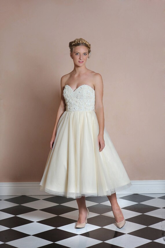 Beaded Ruby Dress, Champagne/ivory, Size 8-10 - Etsy