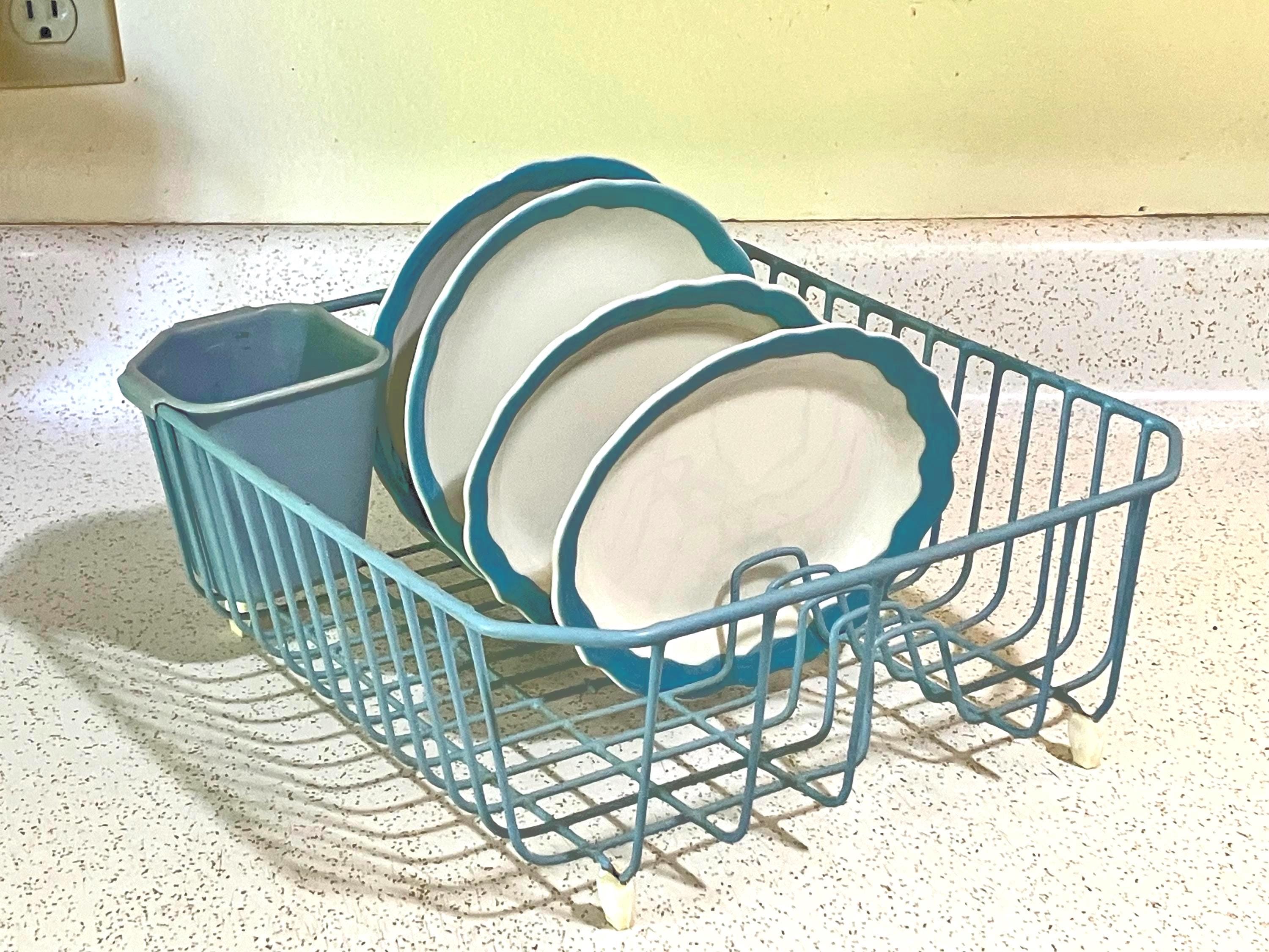 Toaster Rack Rubber Plate Rack Vintage Dish Rack