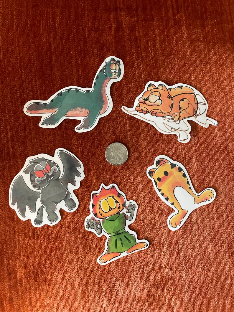 Garfield Cryptids Sticker Set 