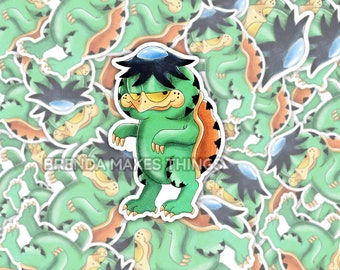 Garfield Yokai Sticker - The Kappa