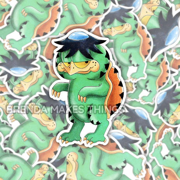 Garfield Yokai Sticker - The Kappa